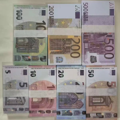 1 Pack 50U Billete Euro Replica