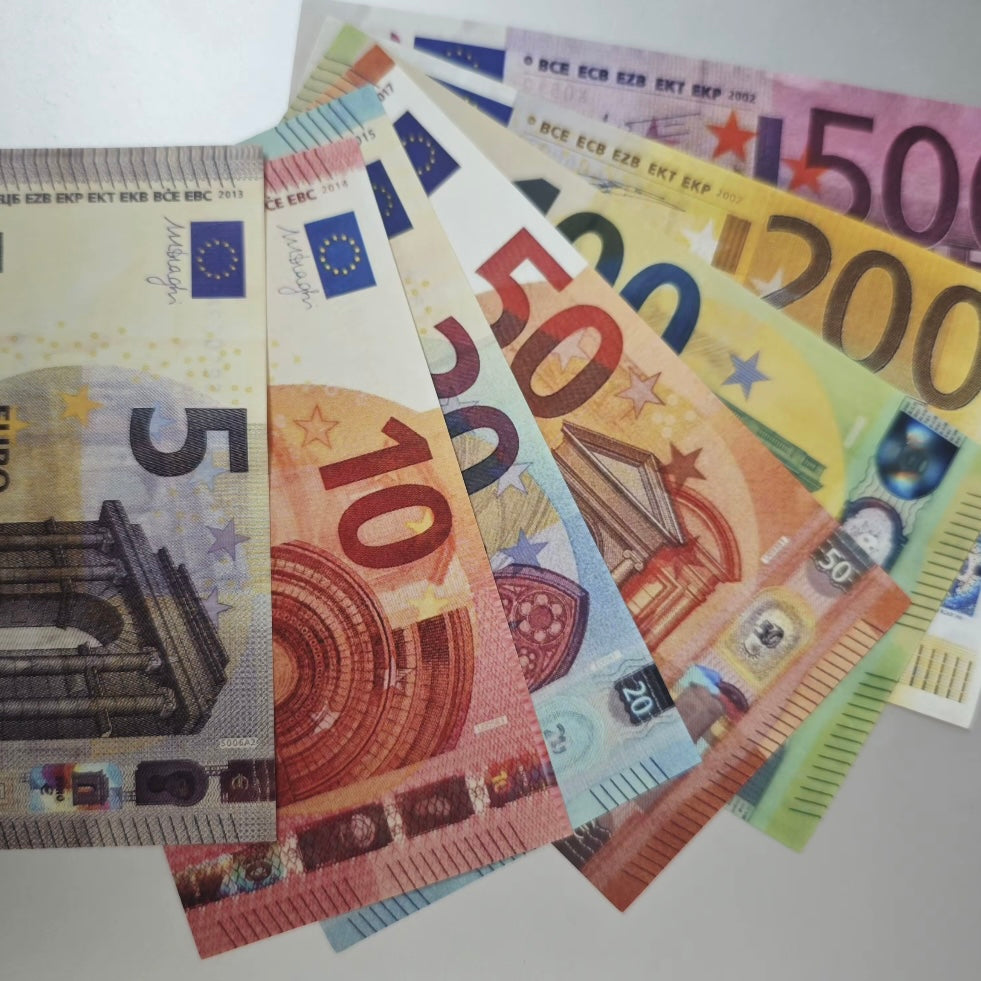 1 Pack 50U Billete Euro Replica