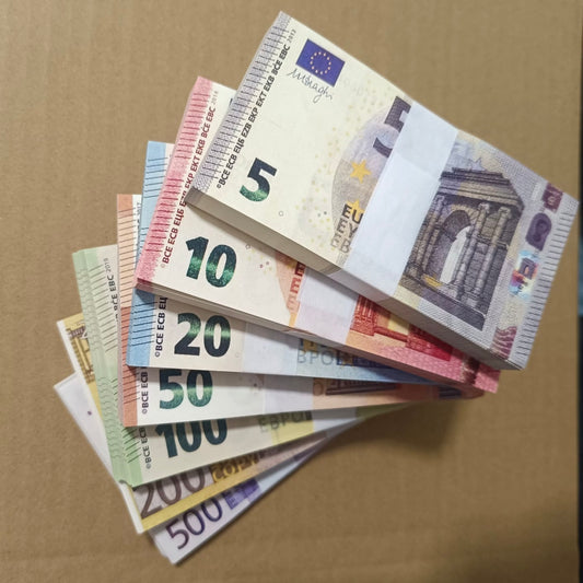 1 Pack 50U Billete Euro Replica